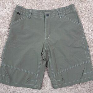 Kuhl Shorts Mens 38 Brown Hiking Cargo Tech Stretch Outdoor Mountain Performance